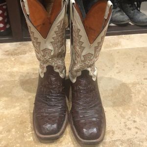 Lucchese Full Quill Ostrich Boots